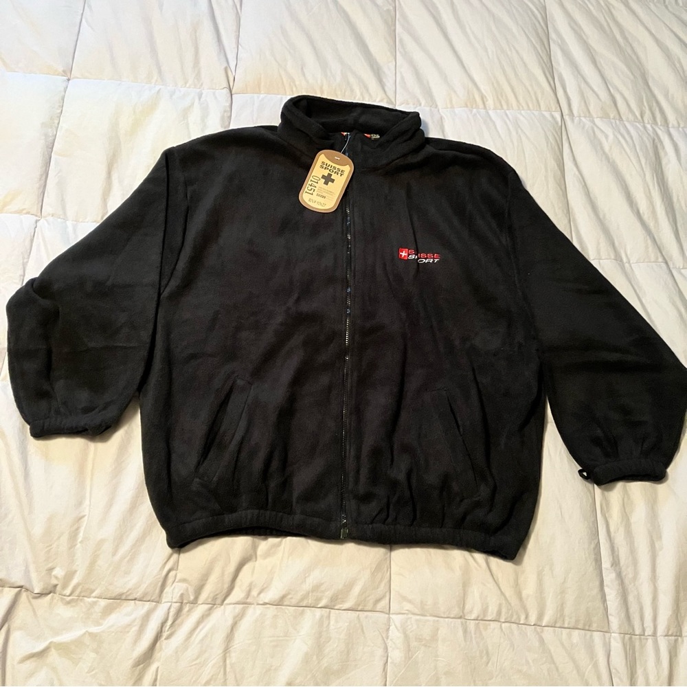 Suisse Sport Zipper Fleece - Black - XXL